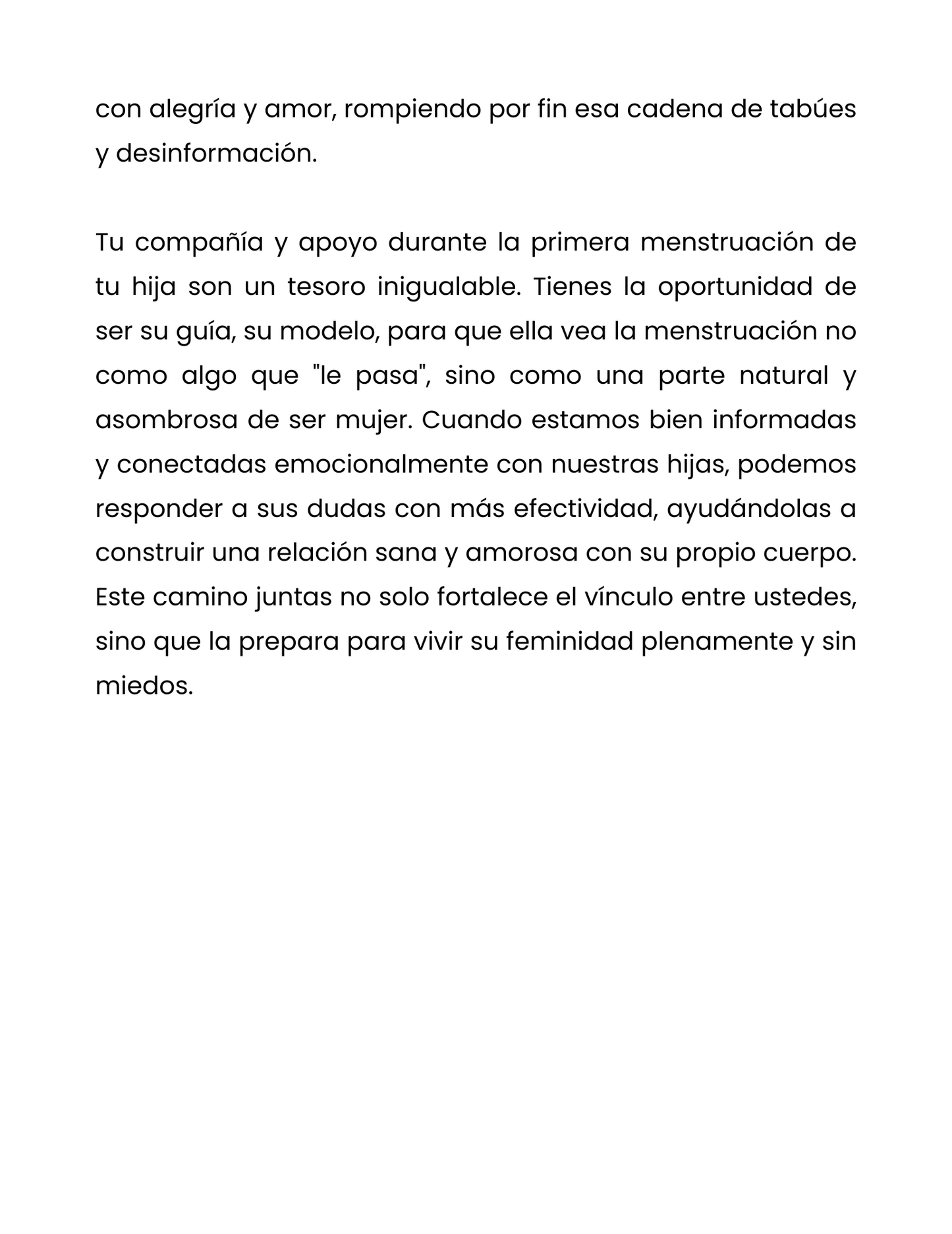 Guía para mamás: Hablar de menstruación con tu hija - PDF
