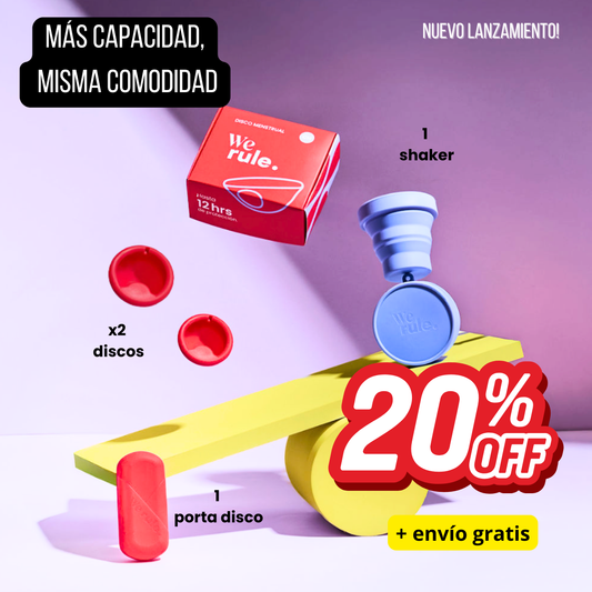 Bundle 2 Discos (+ Portadiscos + Shaker)